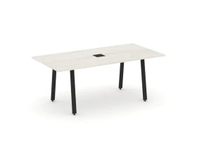 Стол переговорный на А-образном каркасе с лючком 1980x980x750 Стайл Проджект Директ / Style Project Direct images