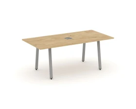 Стол переговорный на А-образном каркасе с лючком 1980x980x750 Стайл Проджект Директ / Style Project Direct images