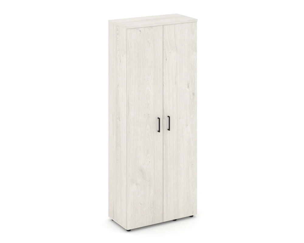 Гардероб широкий неглуб. с выдвижной штангой и полками 796x400x1982 зад. стенка HDF Стайл Проджект / Style Project