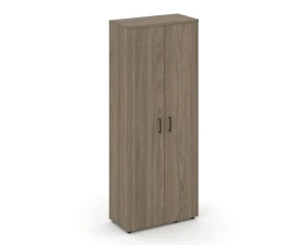 Гардероб широкий неглуб. с выдвижной штангой и полками 796x400x1982 зад. стенка HDF Стайл Проджект / Style Project images