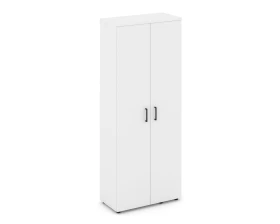 Гардероб широкий неглуб. с выдвижной штангой и полками 796x400x1982 зад. стенка HDF Стайл Проджект / Style Project images