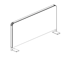 Экран боковой Ткань 980х28х497 Стайл Проджект / Style Project images