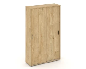 Шкаф-купе комбинир. с полками и выдвижной штангой 1200x400x1982 зад. стенка HDF Стайл Проджект / Style Project images