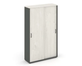 Шкаф-купе комбинир. с полками и выдвижной штангой 1200x400x1982 зад. стенка HDF Стайл Проджект / Style Project images