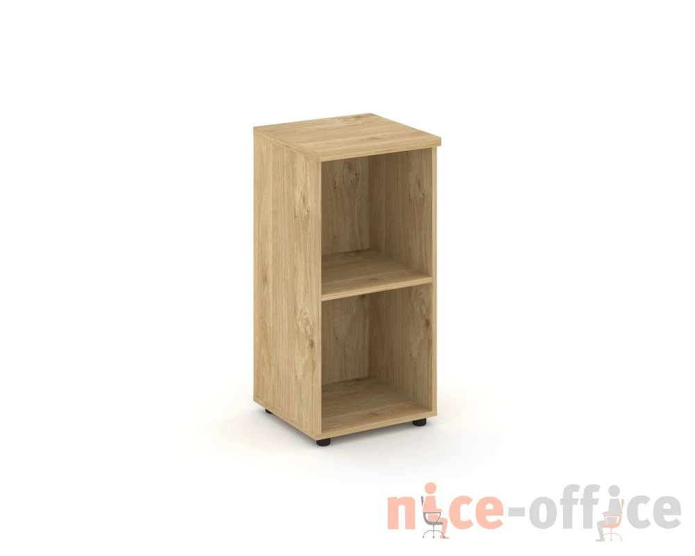 Стеллаж низкий узкий 400x400x833 зад. стенка HDF Стайл Проджект / Style Project