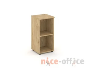 Стеллаж низкий узкий 400x400x833 зад. стенка HDF Стайл Проджект / Style Project images