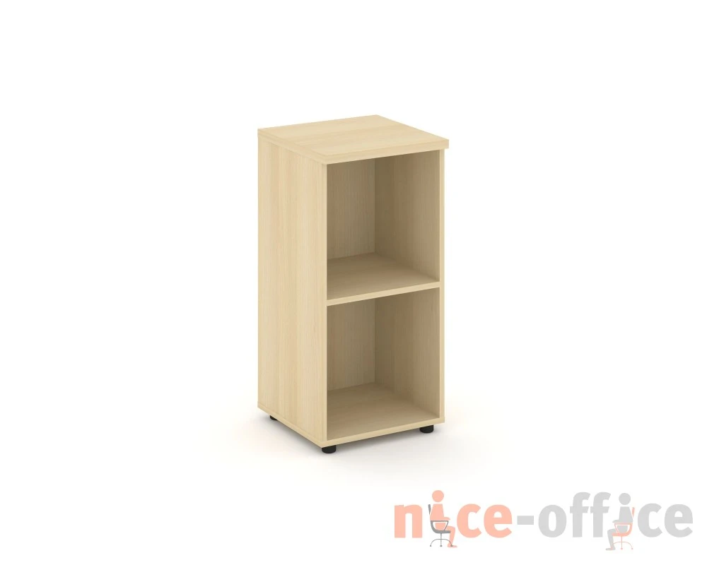Стеллаж низкий узкий 400x400x833 зад. стенка HDF Стайл Проджект / Style Project