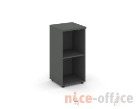 Стеллаж низкий узкий 400x400x833 зад. стенка HDF Стайл Проджект / Style Project images
