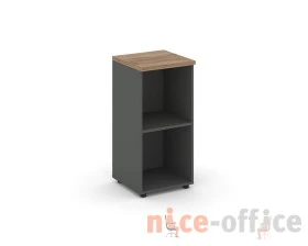Стеллаж низкий узкий 400x400x833 зад. стенка HDF Стайл Проджект / Style Project images