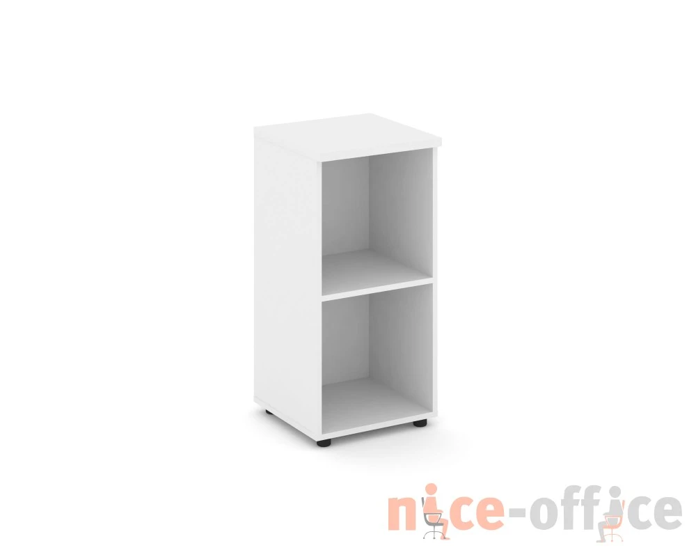 Стеллаж низкий узкий 400x400x833 зад. стенка HDF Стайл Проджект / Style Project