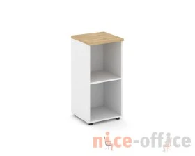 Стеллаж низкий узкий 400x400x833 зад. стенка HDF Стайл Проджект / Style Project images