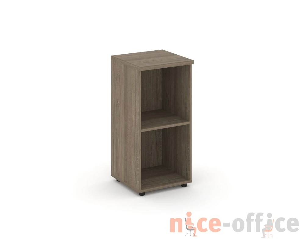 Стеллаж низкий узкий 400x400x833 зад. стенка HDF Стайл Проджект / Style Project