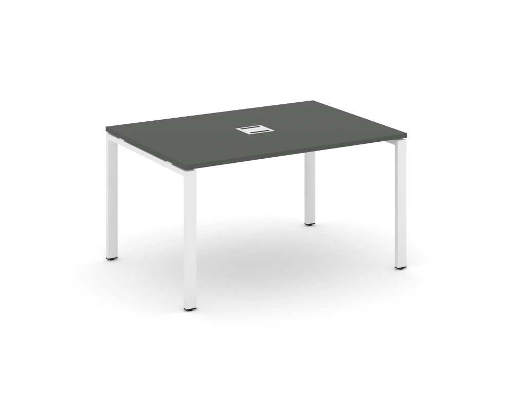 Стол переговорный на П-образном каркасе 60 мм с лючком 1380x980x750 Стайл Проджект / Style Project