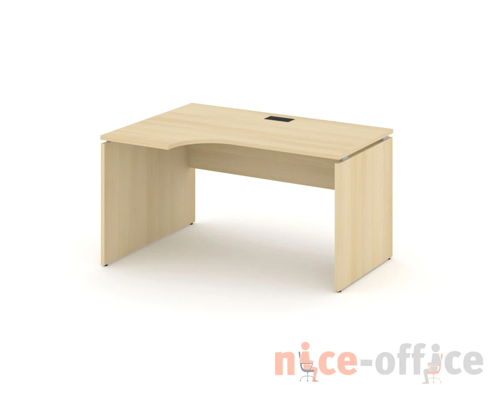 Стол рабочий эргоном. левый 1380x700/980x750 Стайл Проджект / Style Project