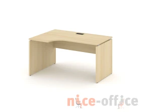 Стол рабочий эргоном. левый 1380x700/980x750 Стайл Проджект / Style Project images