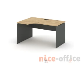 Стол рабочий эргоном. левый 1380x700/980x750 Стайл Проджект / Style Project images