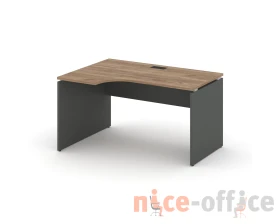 Стол рабочий эргоном. левый 1380x800/980x750 Стайл Проджект / Style Project images