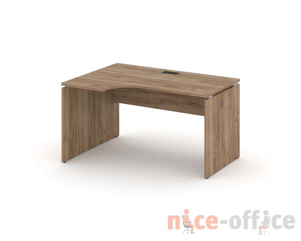 Стол рабочий эргоном. левый 1580x800/980x750 Стайл Проджект / Style Project