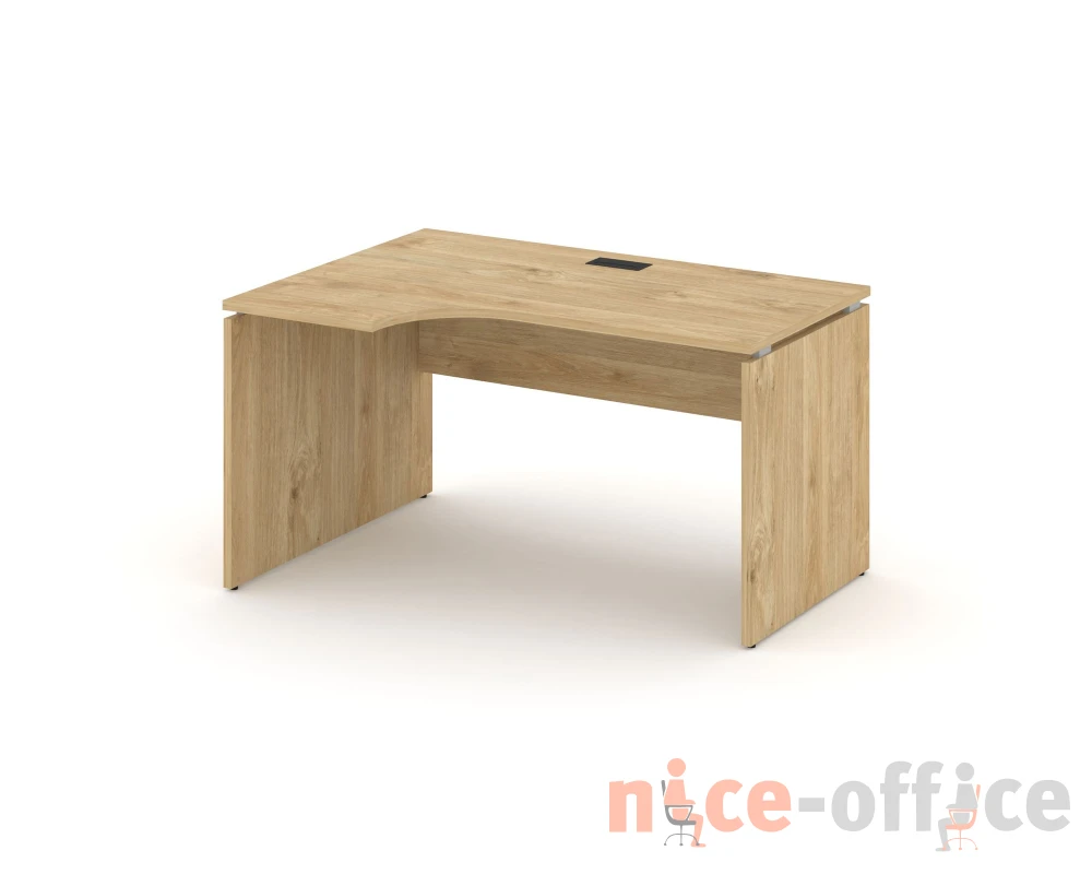 Стол рабочий эргоном. левый 1580x800/980x750 Стайл Проджект / Style Project