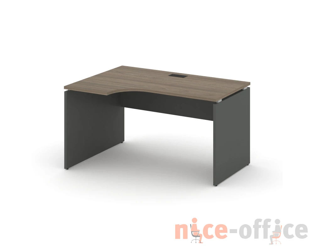 Стол рабочий эргоном. левый 1580x800/980x750 Стайл Проджект / Style Project