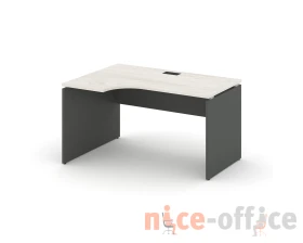 Стол рабочий эргоном. левый 1580x800/980x750 Стайл Проджект / Style Project images