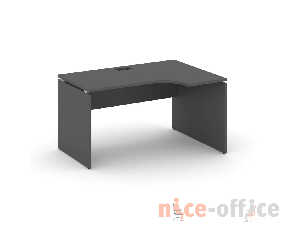 Стол рабочий эргоном. правый 1380x600/980x750 Стайл Проджект / Style Project