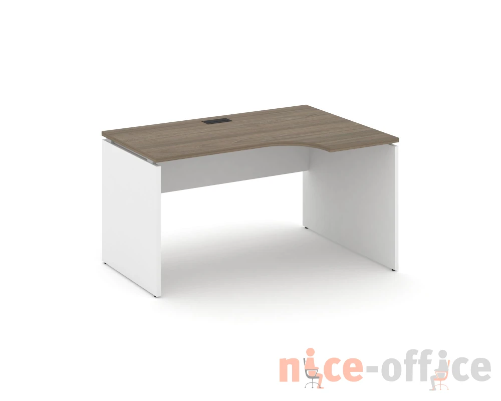Стол рабочий эргоном. правый 1380x600/980x750 Стайл Проджект / Style Project