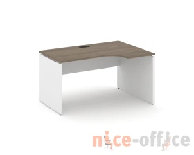 Стол рабочий эргоном. правый 1380x600/980x750 Стайл Проджект / Style Project images