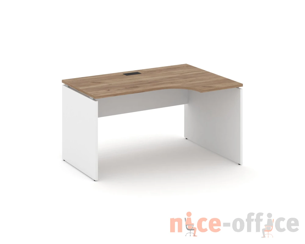 Стол рабочий эргоном. правый 1380x600/980x750 Стайл Проджект / Style Project