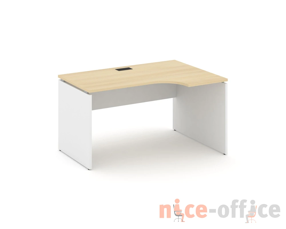 Стол рабочий эргоном. правый 1380x600/980x750 Стайл Проджект / Style Project