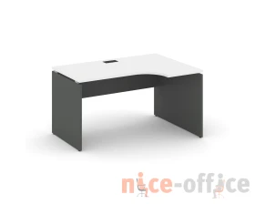 Стол рабочий эргоном. правый 1380x600/980x750 Стайл Проджект / Style Project images