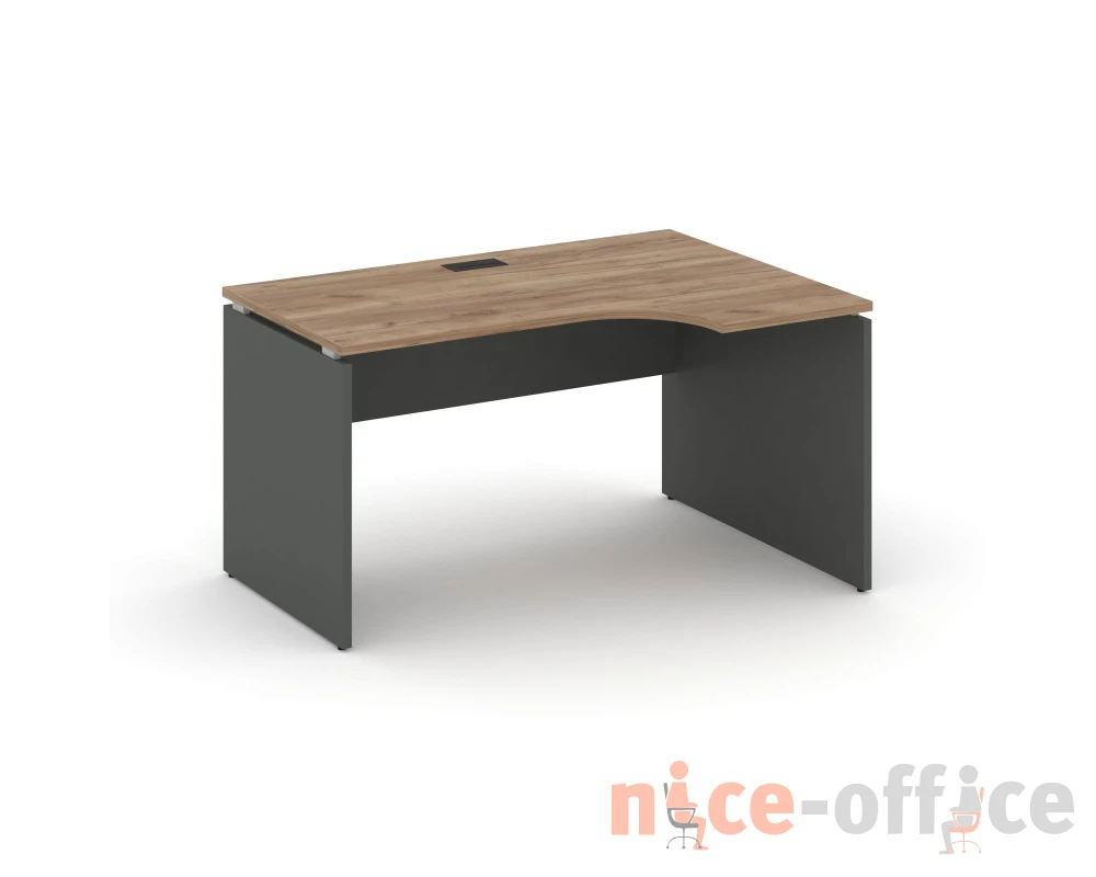 Стол рабочий эргоном. правый 1380x700/980x750 Стайл Проджект / Style Project
