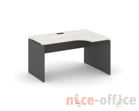 Стол рабочий эргоном. правый 1380x800/980x750 Стайл Проджект / Style Project images