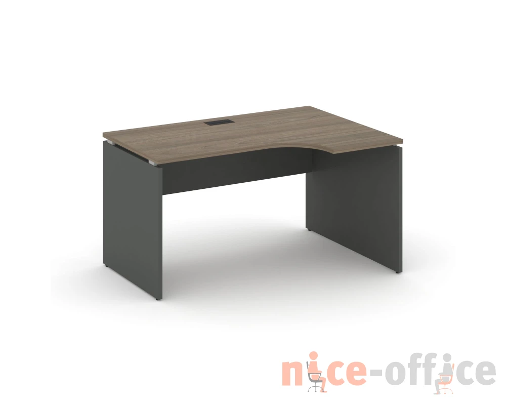 Стол рабочий эргоном. правый 1580x600/980x750 Стайл Проджект / Style Project