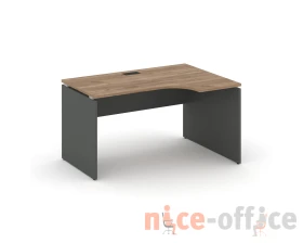 Стол рабочий эргоном. правый 1580x600/980x750 Стайл Проджект / Style Project images