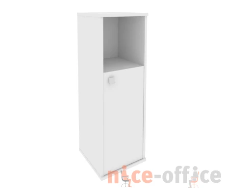 Шкаф средний узкий 1 низкая дверь ЛДСП правый 412x410x1215 Стайл Систем / Style System