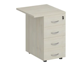 Брифинг-приставка с тумбой 4-ящичной с замком Комфорт images