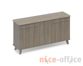 Шкаф низкий закрытый греденция 150x44x87,2 Time Metal images
