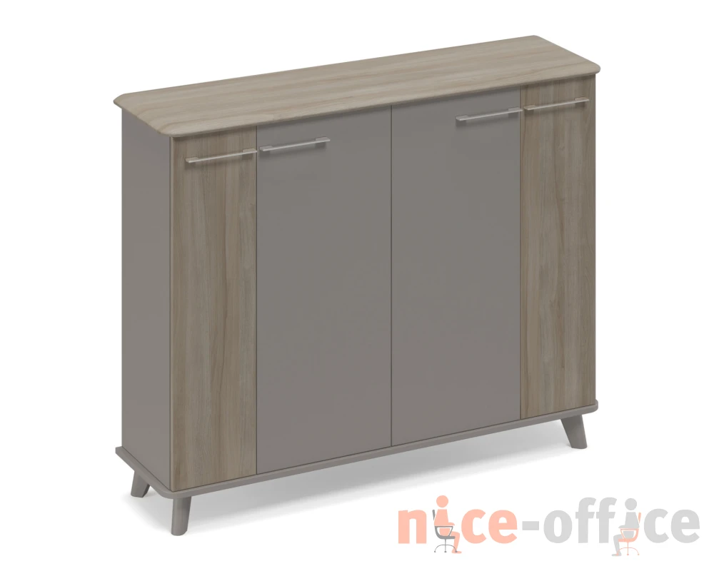 Шкаф средний греденция закрытый 150x44x122,4 Time Metal