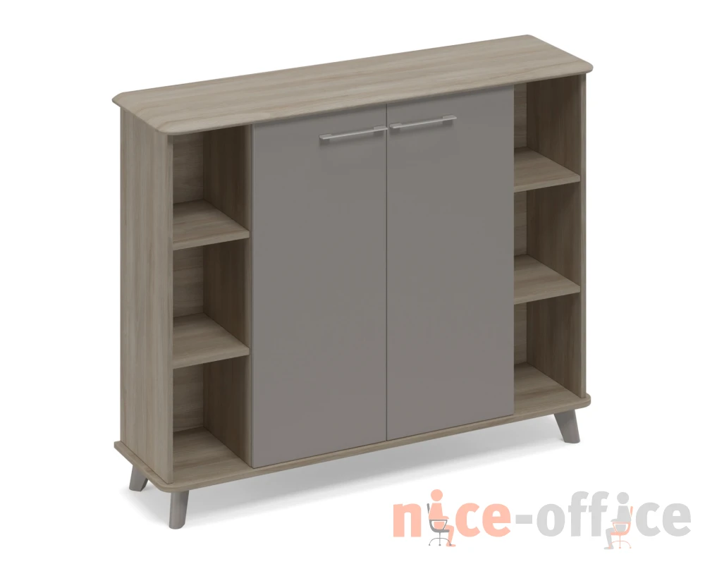 Шкаф средний полузакрытый греденция 150x44x122,4 Time Metal