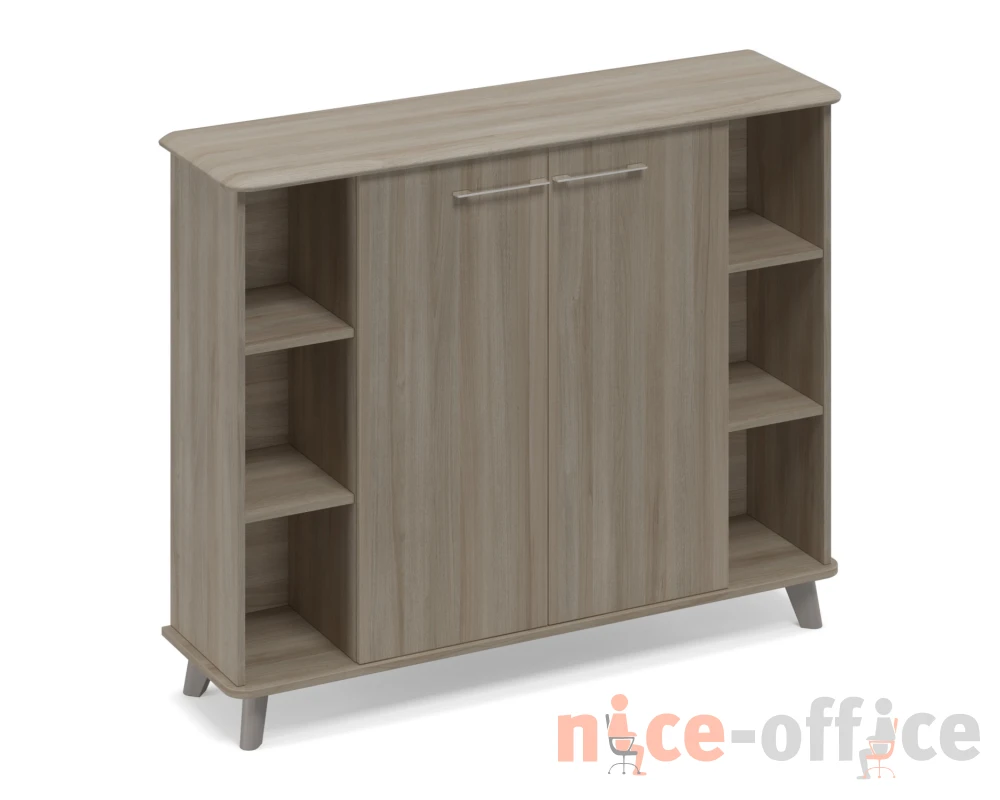 Шкаф средний полузакрытый греденция 150x44x122,4 Time Metal