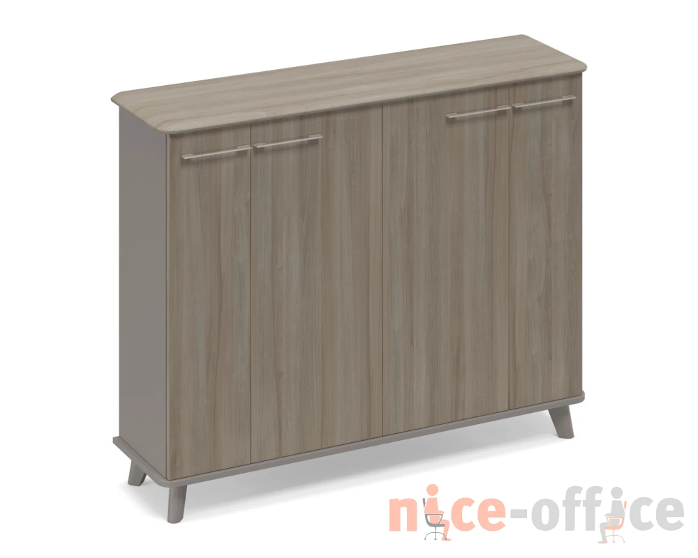 Шкаф средний закрытый греденция 150x44x87,2 Time Metal