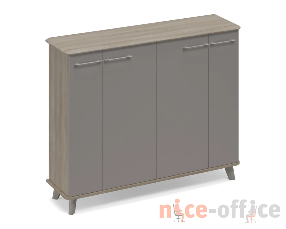 Шкаф средний закрытый греденция 150x44x87,2 Time Metal