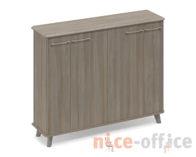 Шкаф средний закрытый греденция 150x44x87,2 Time Metal images