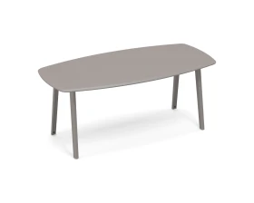 Стол для переговоров овальный METAL 200x100x75,6 Time Metal images