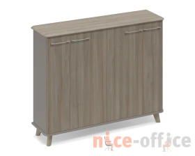 Шкаф средний закрытый греденция 150x44x122,4 Time Wood images