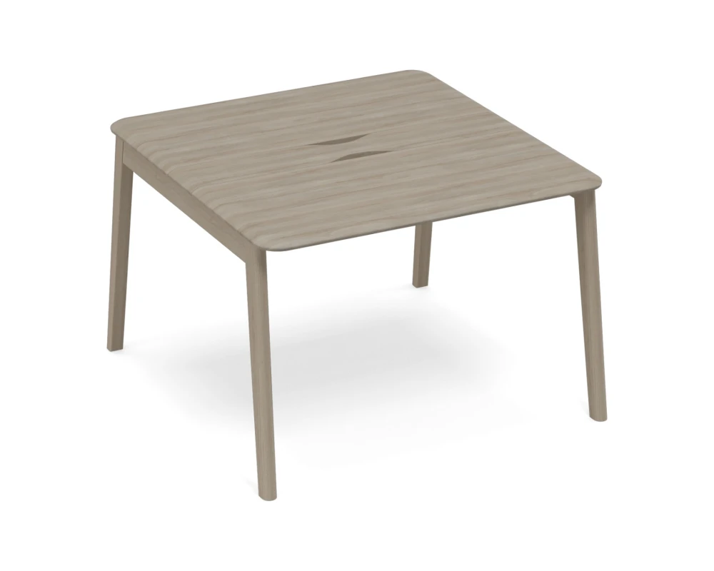 Стол для переговоров с кабель-каналом WOOD 120x124x75 Time Wood