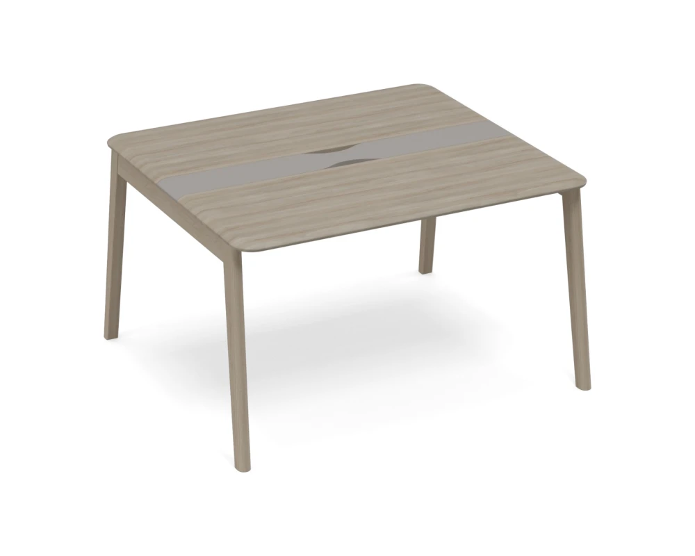 Стол для переговоров с кабель-каналом WOOD 140x124x75 Time Wood