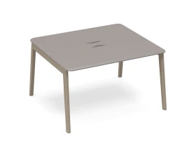 Стол для переговоров с кабель-каналом WOOD 140x124x75 Time Wood images