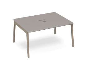 Стол для переговоров с кабель-каналом WOOD 160x124x75 Time Wood images